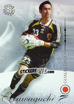 Sticker Kawaguchi Yoshikatsu - World Football 2007 - Futera
