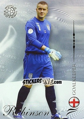 Sticker Robinson Paul - World Football 2007 n. 12 - Futera