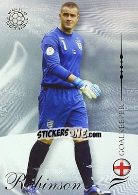 Sticker Robinson Paul - World Football 2007 - Futera