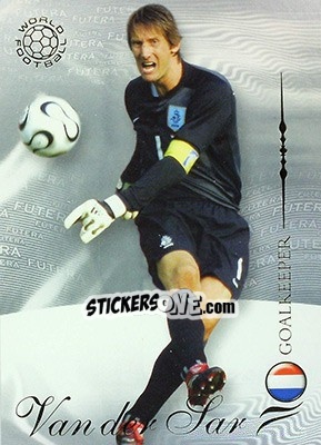 Sticker van der Sar Edwin - World Football 2007 - Futera