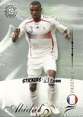 Cromo Abidal Eric - World Football 2007 - Futera