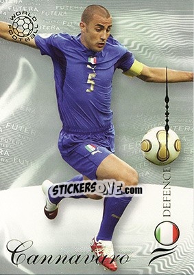 Figurina Cannavaro Fabio - World Football 2007 - Futera