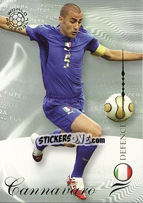 Sticker Cannavaro Fabio - World Football 2007 n. 21 - Futera