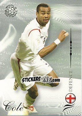 Sticker Cole Ashley - World Football 2007 n. 24 - Futera