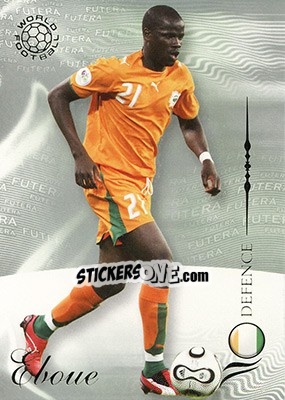 Sticker Eboue Emmanuel - World Football 2007 n. 26 - Futera
