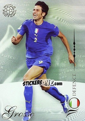 Sticker Grosso Fabio - World Football 2007 n. 32 - Futera