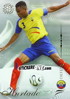 Sticker Hurtado Ivan - World Football 2007 n. 34 - Futera