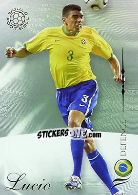 Sticker Lucio - World Football 2007 n. 39 - Futera