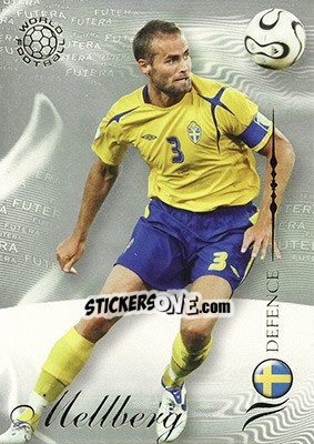 Sticker Mellberg Olof - World Football 2007 - Futera