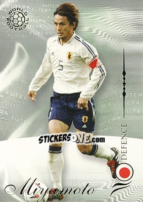 Cromo Miyamoto Tsuneyasu - World Football 2007 - Futera