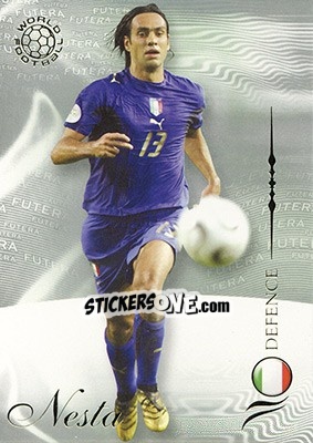 Sticker Nesta Alessandro - World Football 2007 n. 46 - Futera
