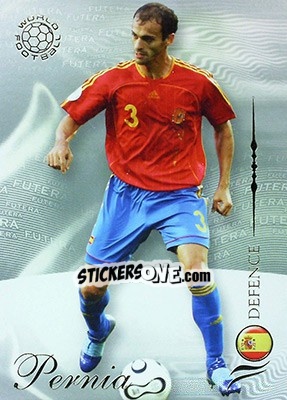 Cromo Pernia Mariano - World Football 2007 - Futera