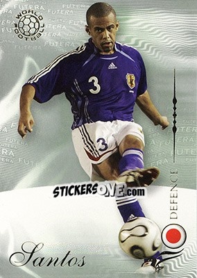 Cromo Santos Alessandro - World Football 2007 - Futera