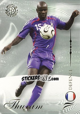 Sticker Thuram Lilian - World Football 2007 n. 60 - Futera