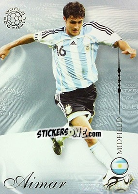 Sticker Aimar Pablo - World Football 2007 n. 63 - Futera