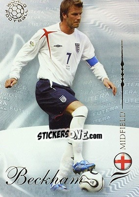 Sticker Beckham David - World Football 2007 n. 69 - Futera