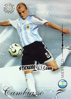 Cromo Cambiasso Esteban - World Football 2007 - Futera