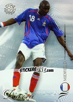 Sticker Diarra Alou - World Football 2007 - Futera