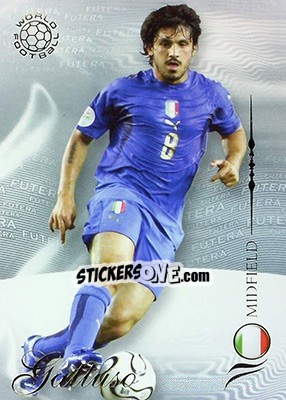 Sticker Gennaro Gattuso - World Football 2007 n. 84 - Futera