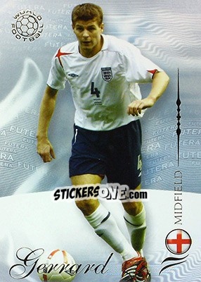 Sticker Gerrard Steven - World Football 2007 n. 86 - Futera