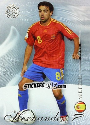 Sticker Hernandez Xavi - World Football 2007 n. 90 - Futera