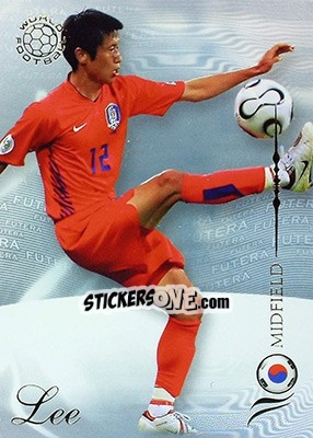 Cromo Lee Young-Pyo - World Football 2007 - Futera