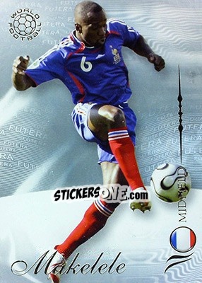 Sticker Makelele Claude - World Football 2007 n. 100 - Futera