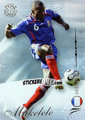 Cromo Makelele Claude - World Football 2007 - Futera