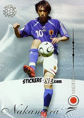 Cromo Nakamura Shunsuke - World Football 2007 - Futera