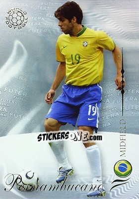 Sticker Pernambucano Juninho - World Football 2007 n. 107 - Futera