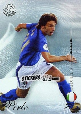 Sticker Pirlo Andrea - World Football 2007 - Futera