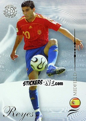 Cromo Reyes Jose Antonio - World Football 2007 - Futera