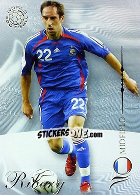 Sticker Ribery Franck - World Football 2007 - Futera