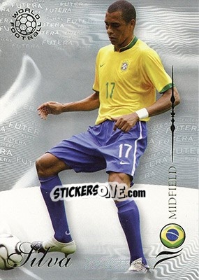 Sticker Silva Gilberto - World Football 2007 - Futera