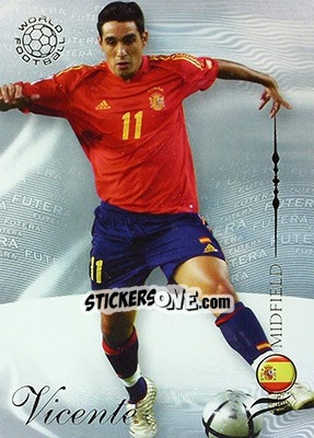 Sticker Vicente - World Football 2007 n. 124 - Futera