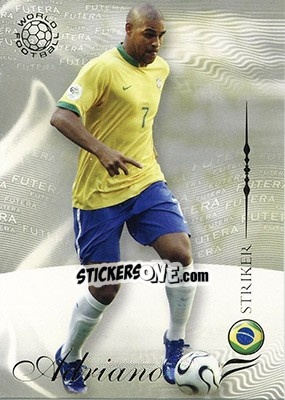 Sticker Adriano - World Football 2007 n. 134 - Futera