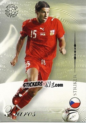 Sticker Baros Milan - World Football 2007 - Futera