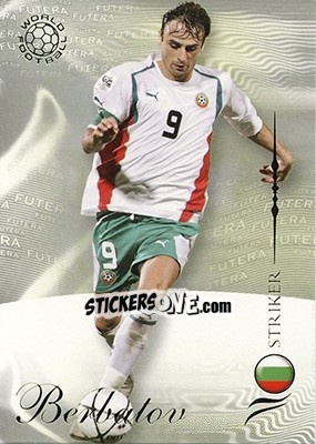 Sticker Berbatov Dimitar - World Football 2007 - Futera