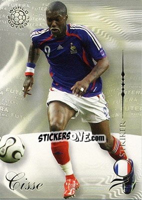 Sticker Cisse Djibril - World Football 2007 - Futera