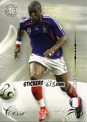 Sticker Cisse Djibril - World Football 2007 n. 141 - Futera