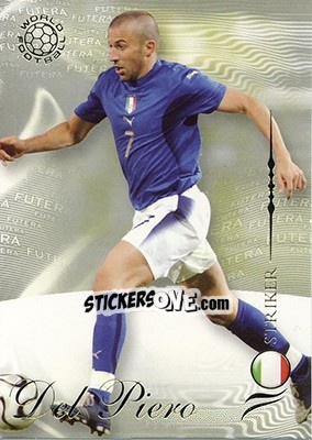 Sticker Del Piero Alessandro - World Football 2007 n. 144 - Futera