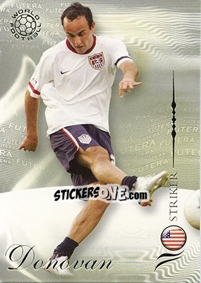 Cromo Donovan Landon - World Football 2007 - Futera