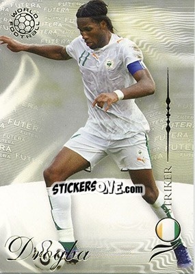 Sticker Drogba Didier - World Football 2007 n. 146 - Futera