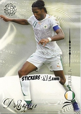 Cromo Drogba Didier - World Football 2007 - Futera