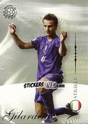 Sticker Gilardino Alberto - World Football 2007 n. 152 - Futera