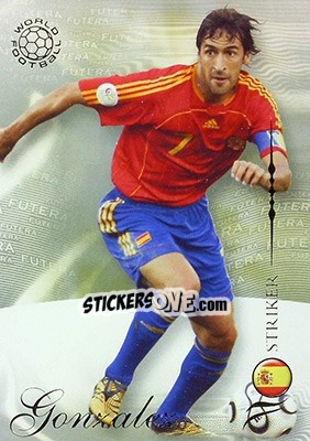 Sticker Gonzalez Raul - World Football 2007 - Futera