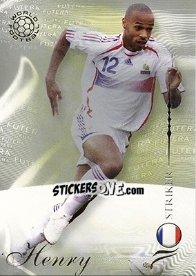 Cromo Henry Thierry - World Football 2007 - Futera