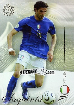 Sticker Iaquinta Vincenzo - World Football 2007 n. 156 - Futera