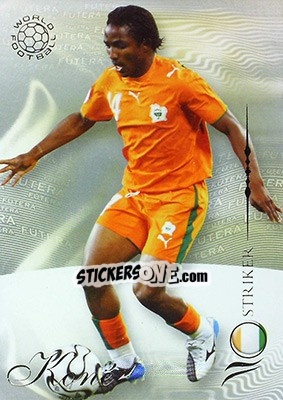 Sticker Kone Bakari - World Football 2007 - Futera