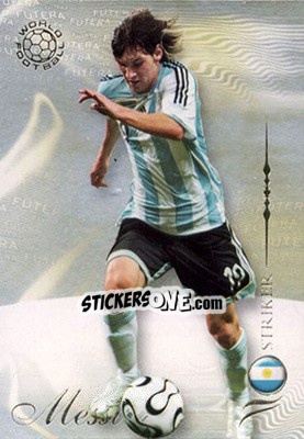 Sticker Messi Lionel - World Football 2007 n. 165 - Futera